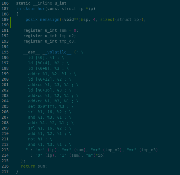 Using posix_memalign()